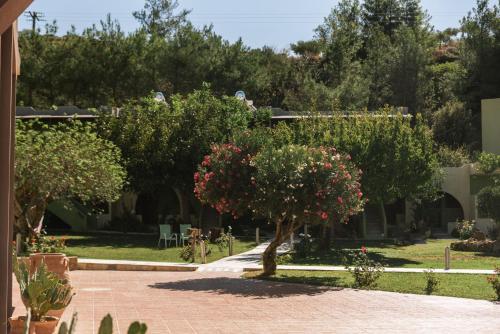 Jardín al aire libre en Idi Hotel