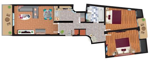 The floor plan of Blue Ark Acropolis Light