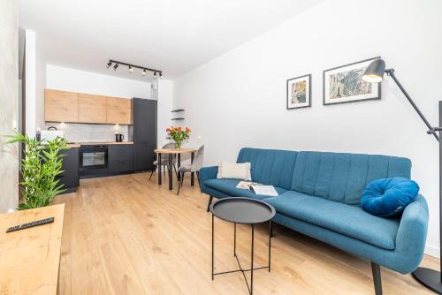 Kuchyňa alebo kuchynka v ubytovaní Apartamenty Przy IV Śluzie - LUX 50m2