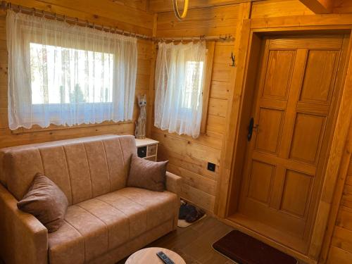 Coin salon dans l'établissement Apartmani Joka i Drvene kucice