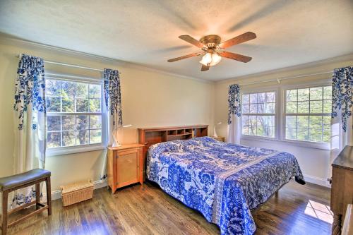 A bed or beds in a room at Lakefront Kingsport Home with Private Hot Tub!