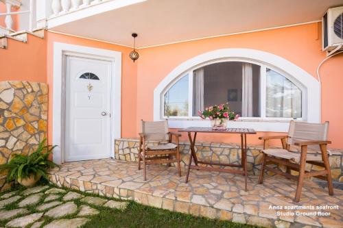 Balkón nebo terasa v ubytování Anna Apartments Boukari