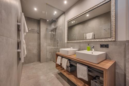 Koupelna v ubytování Kleiner Alpiner Boudoir in der Residenz Silvretta - Inklusive Silvretta Card Premium