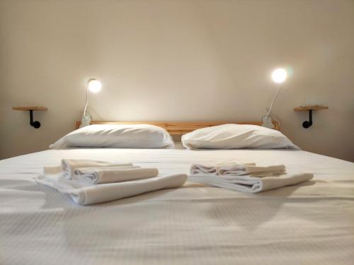 Giường trong phòng chung tại Airport Inn Preturo Affittacamere