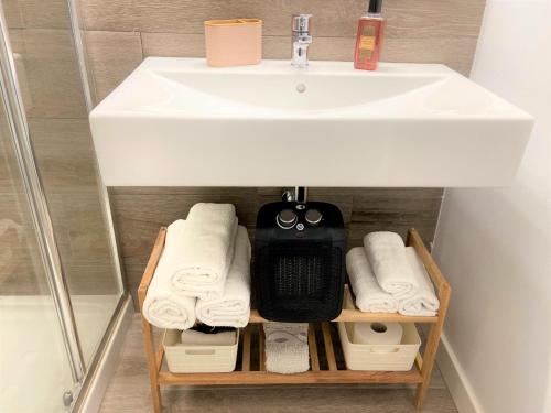 Ένα μπάνιο στο Casa Jazmín