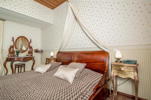 Hostellerie Schuddebeursにあるベッド