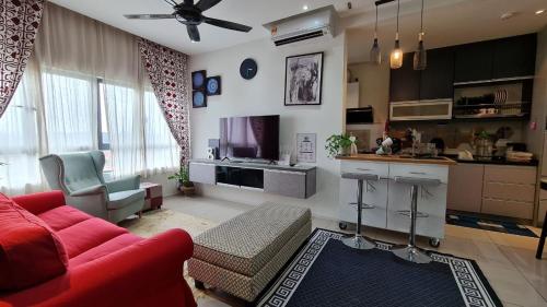 Televisyen dan/atau pusat hiburan di H&H Bangi Sentral Suites