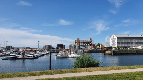 a group of boats docked in a harbor at L IDEAL!, Cosynestdunkerque in Dunkerque