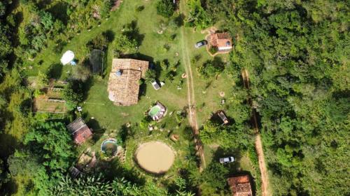Pemandangan dari udara bagi Pousada Estância Macaúbas -