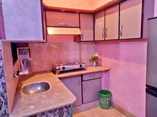 O bucătărie sau chicinetă la Entire Furnished Two bedrooms Apartment Ground Floor with kitchen