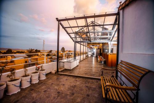 Balkoni atau teres di Katari Atojja Puno Hotel