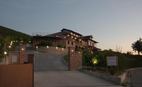 a house with a skateboard ramp in front of it at Casa Castella - Adults Only - Langhe in Diano dʼAlba