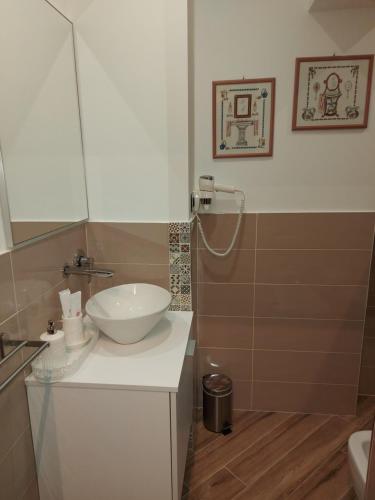 Koupelna v ubytování Casa dell'Agrifoglio