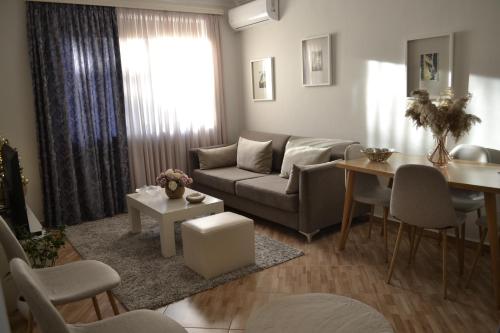 Posezení v ubytování Aria Apartment