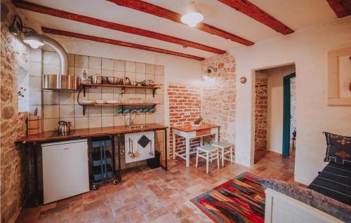 Una cocina o kitchenette en Stunning Home In Preko With Kitchen