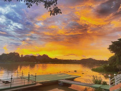 Landskap semula jadi dekat dengan resort