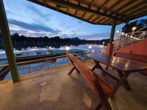 Landskap semula jadi dekat dengan resort