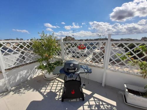 Uma varanda ou terraço em Alla Vista Del Barocco