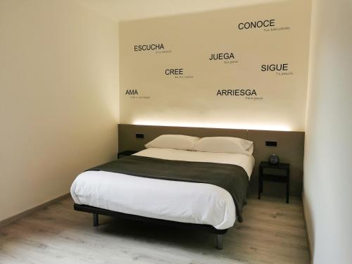 Posteľ alebo postele v izbe v ubytovaní Apartamento rural en el Berguedà "Lluis & Antonia" A Ac