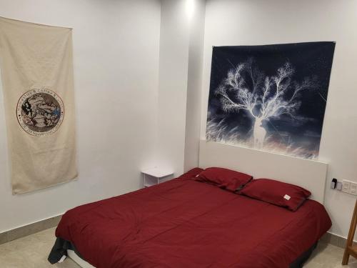 Katil atau katil-katil dalam bilik di BA CON ECH Home and Stay- No 28 lane 259 Nguyen Duc Canh