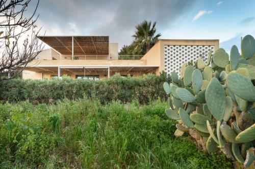 a house with a cactus in front of it at Case Graffeo in Menfi
