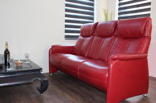 Ruang duduk di Logement de Garage