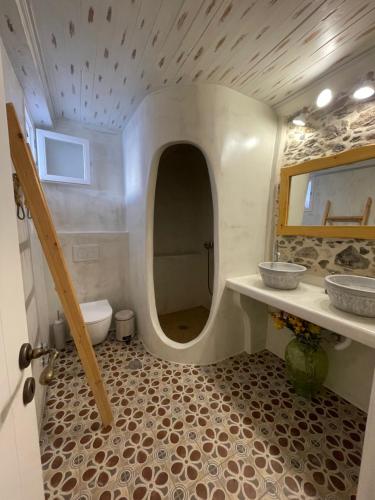 Koupelna v ubytování BURGOS BARRIO
