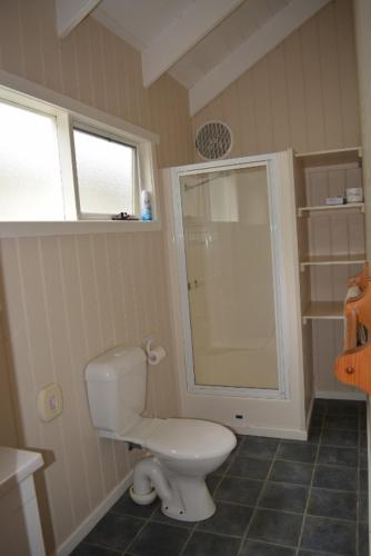 Koupelna v ubytování Ocean Grove Holiday Park