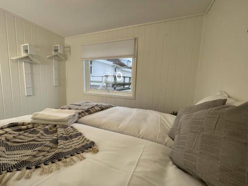 Postel nebo postele na pokoji v ubytování Bnb Stavanger Ap 9 bertis Rooftop Terrace