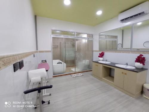 Koupelna v ubytování Bougain Villa Gemanafushi