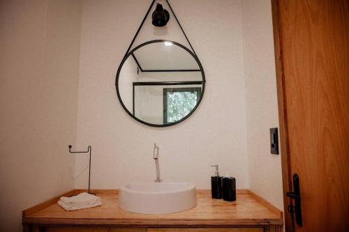 A bathroom at Reserva Alpes