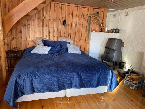 Katil atau katil-katil dalam bilik di Pärla med egen brygga