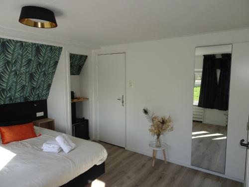 Cama o camas de una habitación en Bruist