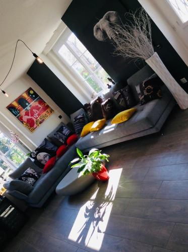 Posezení v ubytování Maison Auguste