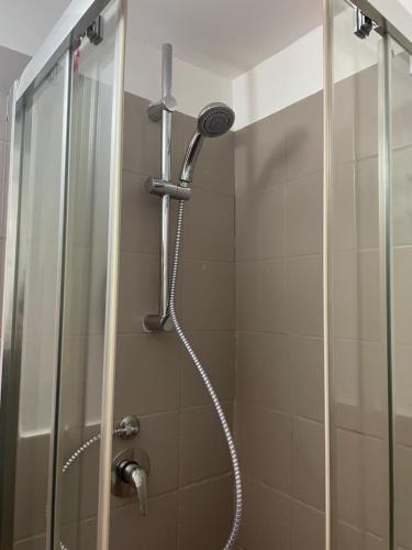 Ett badrum på Del Corso Apartment Palese Airport