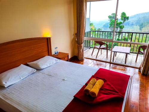 Postel nebo postele na pokoji v ubytování Hotel Olinka