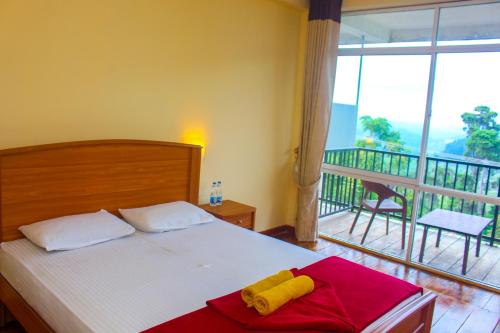 Postel nebo postele na pokoji v ubytování Hotel Olinka