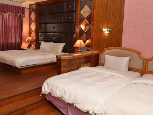 Cama o camas de una habitación en Love Boat Motel