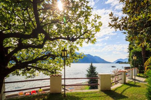 a view of the lake from the house at Miralago Casa in Menaggio