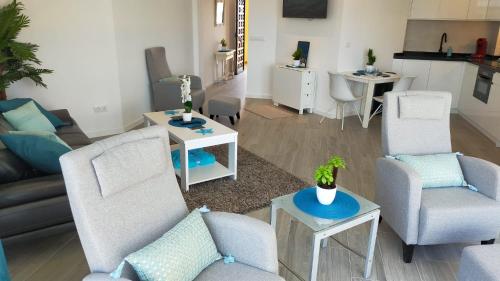 Posezení v ubytování Seaview Dream Albir