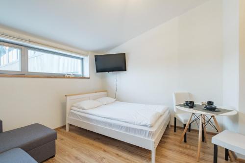 Katil atau katil-katil dalam bilik di Filosoofi 1 Studio Apartments