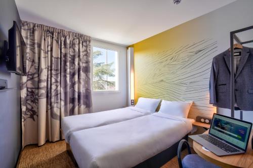 Postel nebo postele na pokoji v ubytování B&B HOTEL Paris Créteil
