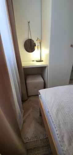 Cama o camas de una habitación en Czarne Nad Białym