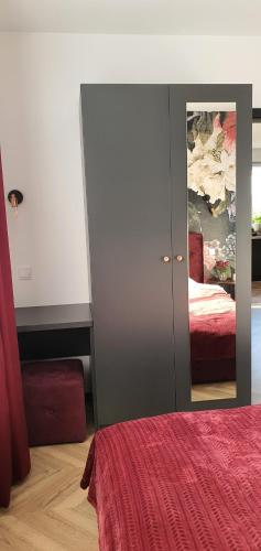 Cama o camas de una habitación en Czarne Nad Białym