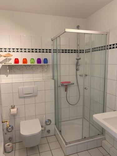 Villa Mare Meerblick tesisinde bir banyo