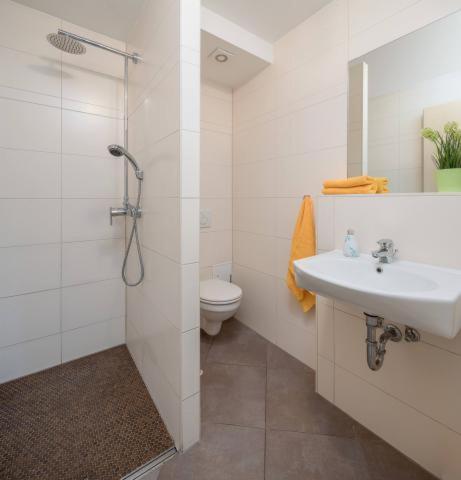 ห้องน้ำของ Apartmani Afrodita