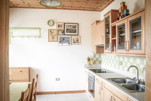 A kitchen or kitchenette at Apartment Šavli