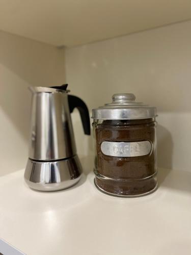 a food processor sitting on top of a kitchen counter at Torino Reale in Turin