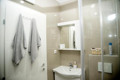Ένα μπάνιο στο Apartman Kod Ane