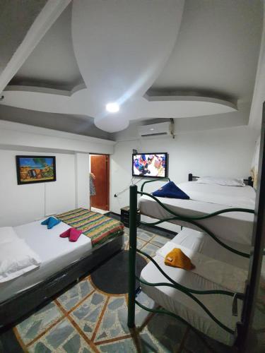 Postel nebo postele na pokoji v ubytování CASA ZOE